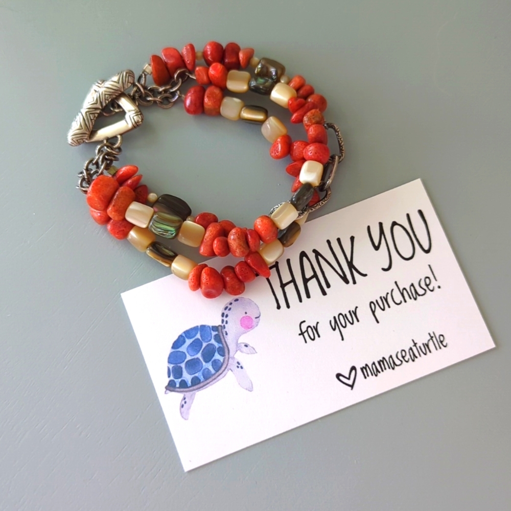 Silpada Coral bracelet